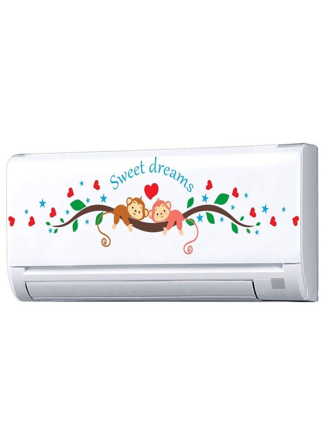 Decopix 'ac Sticker Fridge Sticker Wall Sticker Split Ac Stickers Air Conditioner Sticker - Standard Size (Fit for All Models/Sizes/Brands) (Vinyl, Multicolor)' - SM6090 - Image 1